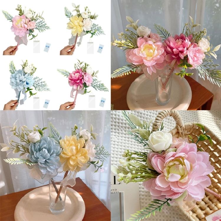 Artificial Flower Pen Simulated Bouquet Writing Appreciation Present For Teachers Birthdays Thanksgiving Graduation Day