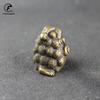 Copper Toad Coins Incense Burner Antique Brass Animal Figurines Incense Holder Base Tea Pet Desk Decoration Home Decor Ornament
