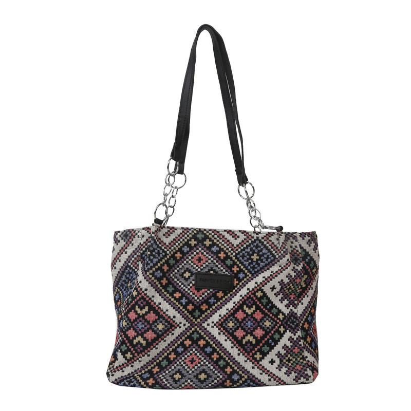 Fashionable Urban Canvas Tote Bag For Women 2023 Large Capacity Shoulder Bag