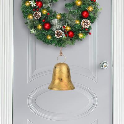 Dekorative Glocken Partydekorationen Rustikale Feiertagsdekoration Weihnachtsdekorationen Retro-Glocken Für Außenfenster Wandregal Kamin