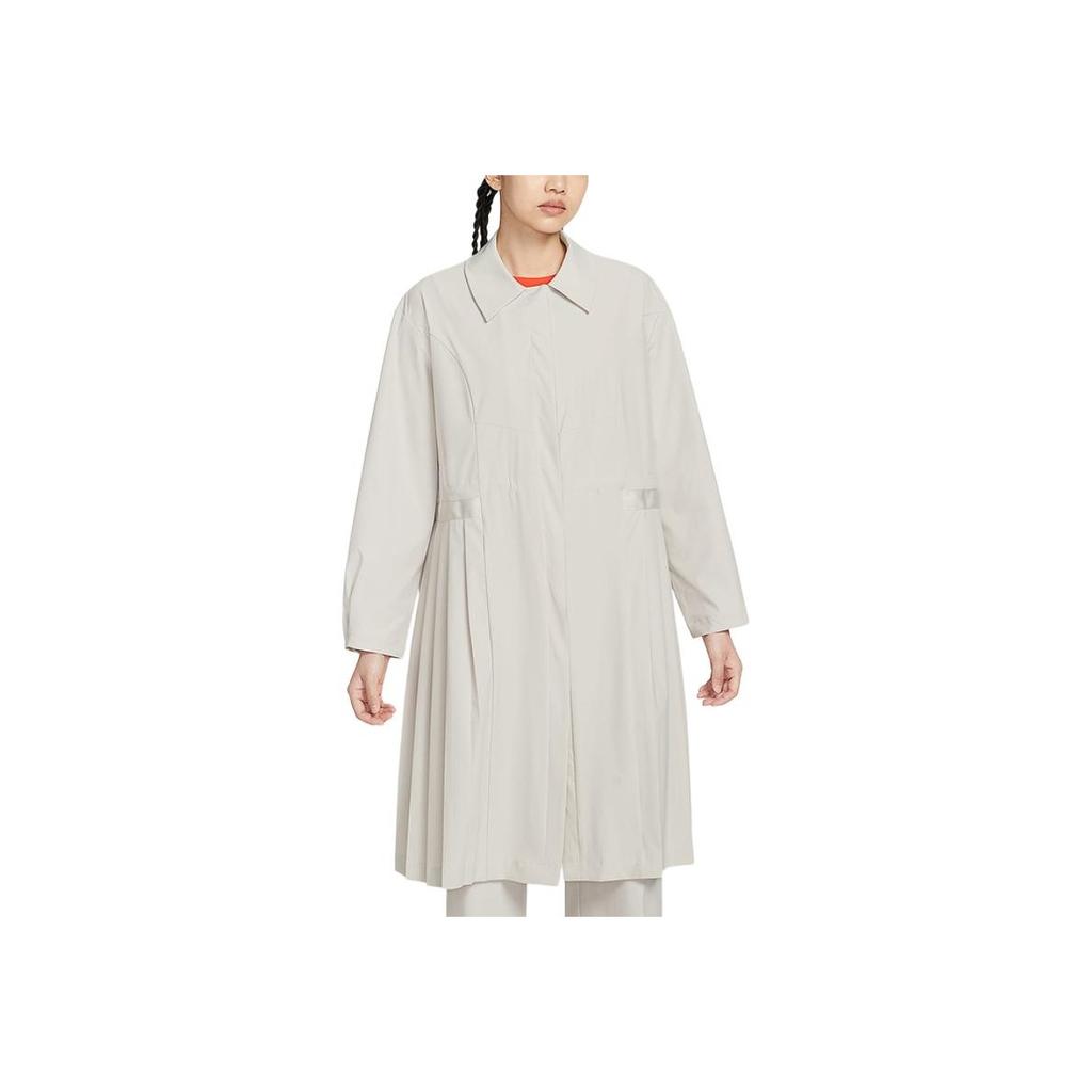 New Nike Trench Coats Women's Ecru HV3628-104