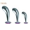 TA Metal Anal Plug Butt Dilator G Sport Massager Couple Masturbation Sex Toy