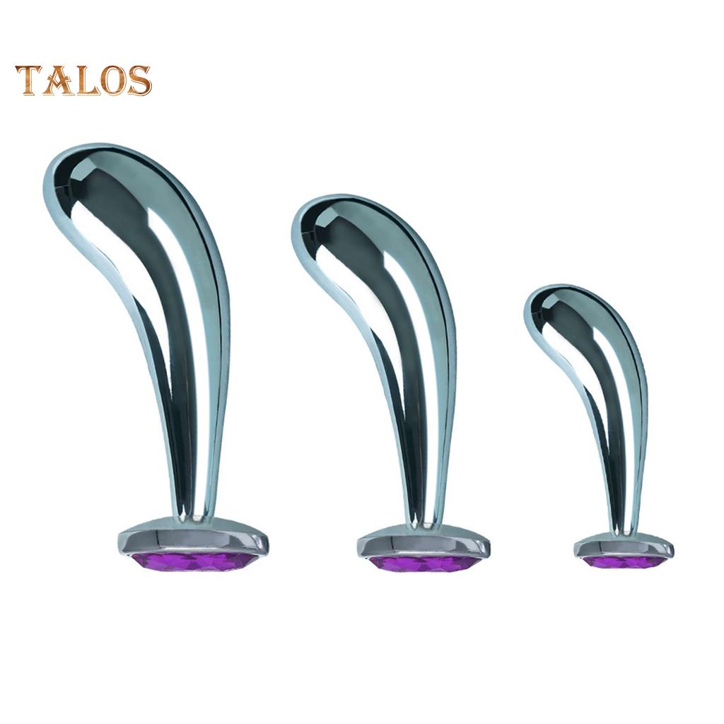 TA Metal Anal Plug Butt Dilator G Sport Massager Couple Masturbation Sex Toy