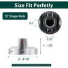 DG94-04167 Stove Knobs Replacement Parts for Samsung Gas Range Knobs Stainless Steel NX60T8111SS NX60A6511SS/AA NE63A6511SS/AA Oven Dial Knobs