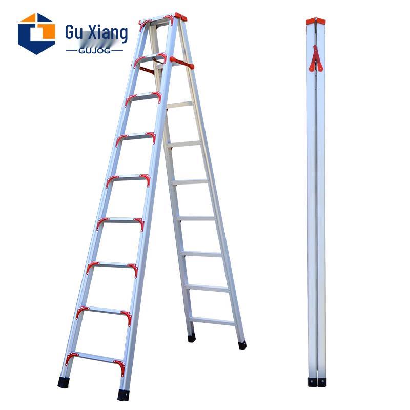 Heavy-Duty Folding Aluminum A-Frame Ladder