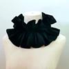 Victorian Ruffled Collar Elegant Sweet Girls Blouse Collar Lapel Shawl Decorative Lapel for Lady Medieval Cosplay