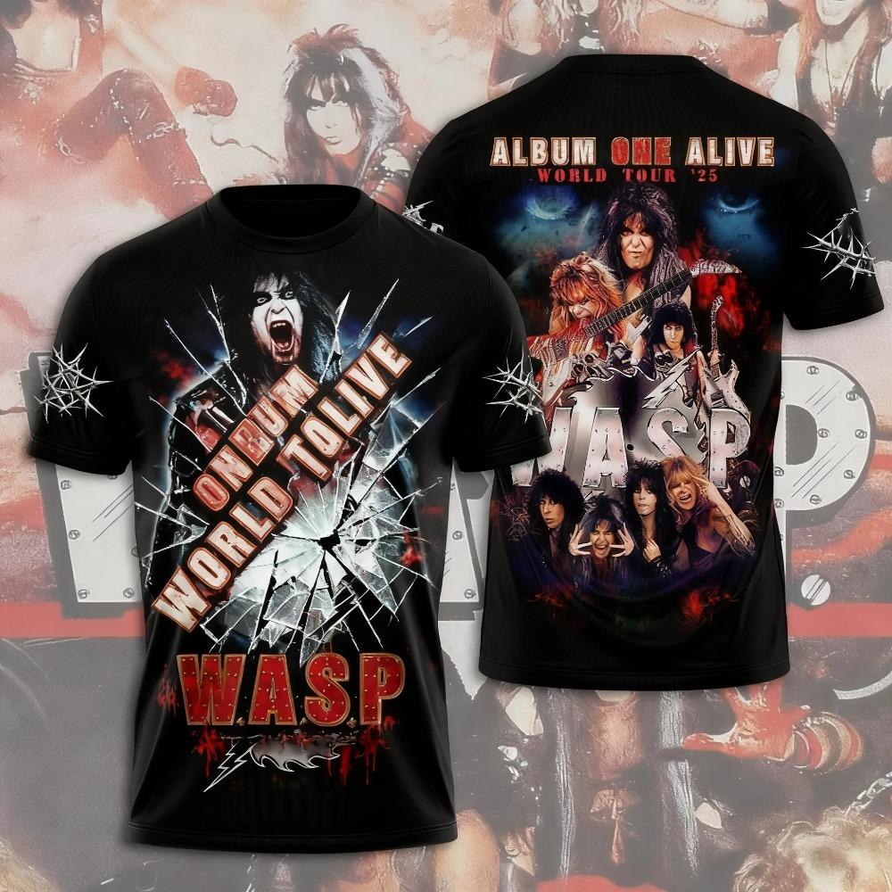 Hot Anime W.A.S.P Jersey Cosplay T-shirts 3D Print Kid Cartoon Tee Summer Men Women Harajuku Short Sleeve Y2k Tops