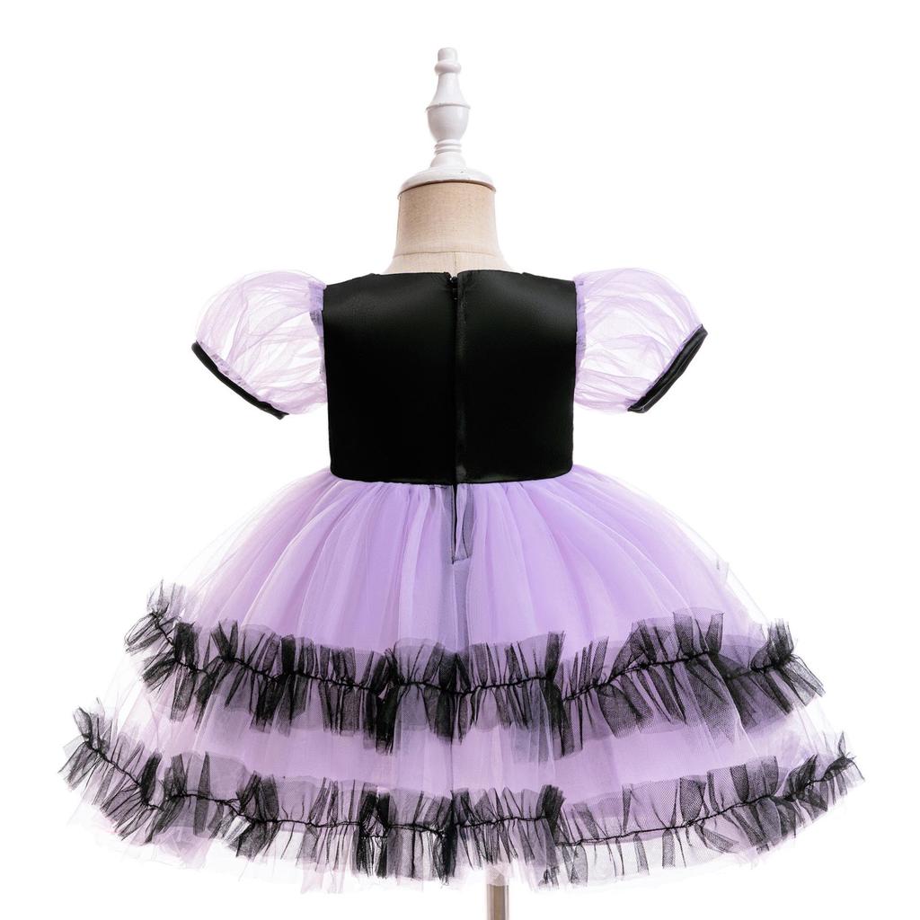 Mädchen Kuromi Lila Lolita Prinzessinnenkleid - Halloween Cosplay Kostüm