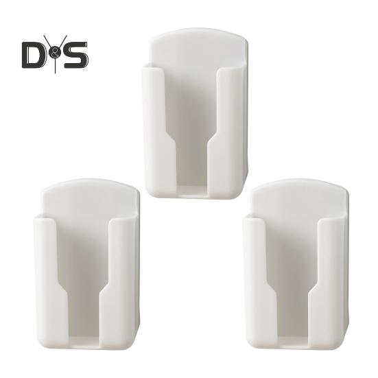Support de télécommande mural 3 pièces, haute durabilité, facile à installer, boîte de rangement pour télécommande de climatisation