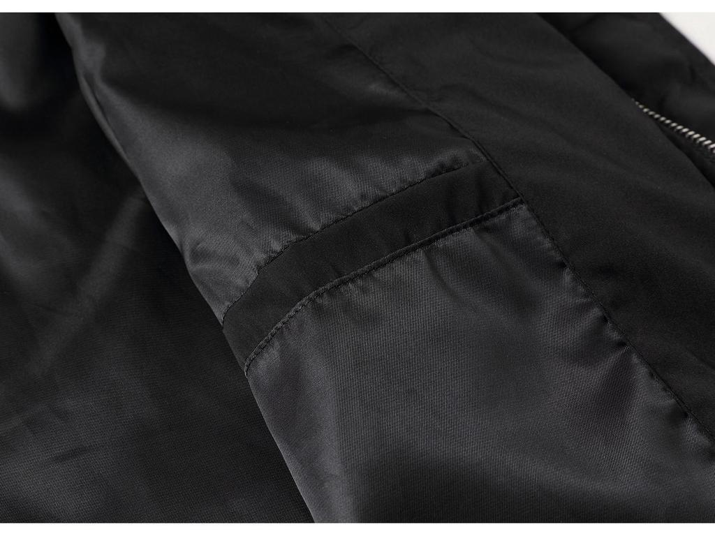 Pánská černá bunda Philipp Plein s kapucí - Podzimní/Zimní kolekce