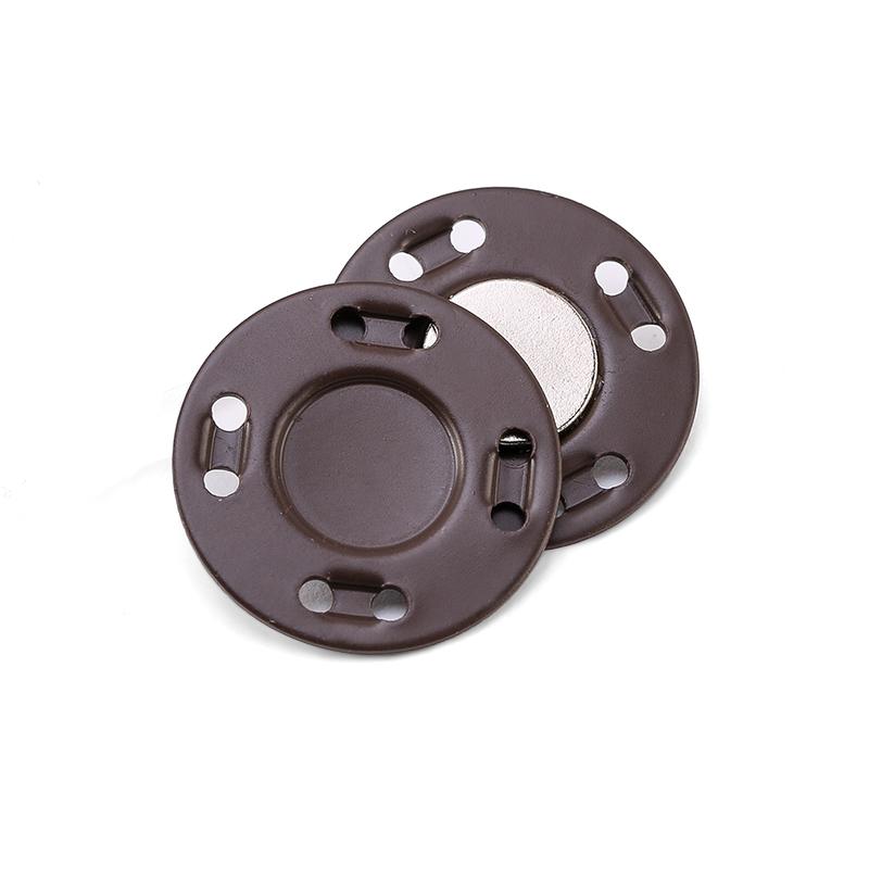 5 Pairs Sewing Metal Buttons Magnet Stone Colorful Automatic Magnetic Snap Buttons Invisible Suitcase Bag Coat Buckle Diy Craft