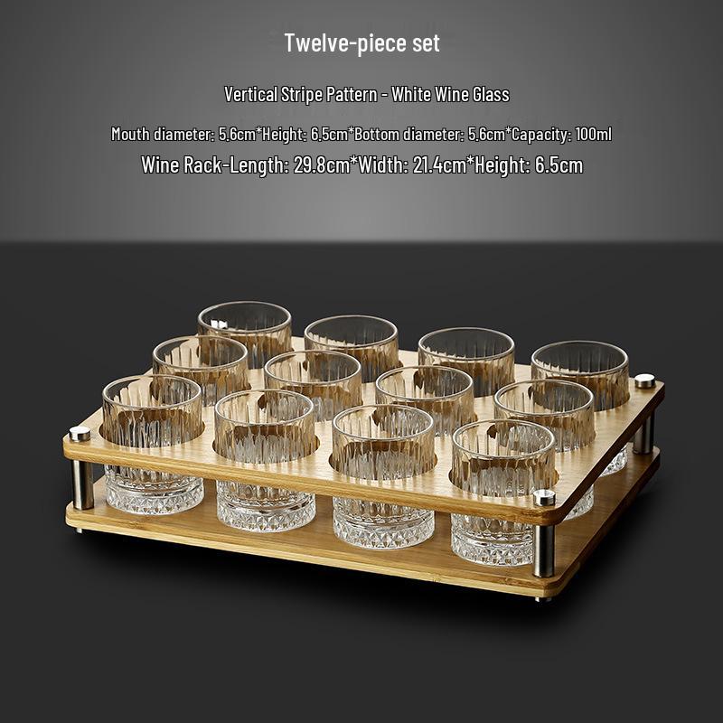 Light Luxury Crystal Baijiu & Beer Shot Glass Set