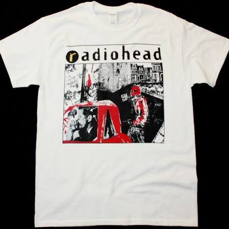 Camiseta Oversize Unisex Radiohead Streetwear Algodón Nuevo Retro Manga Corta Estampado Gráfico Camiseta Unisex Unisex Parejas Producto Caliente