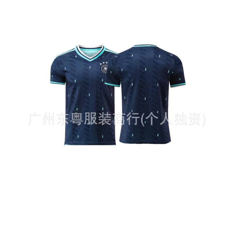 New Bar West Argentina Portugal Teeth France Belgium Jersey Adult Football Suit Club Short Sleeve T-Shirt