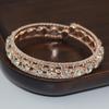 Versatile Studded Full Wrapped Open Bangle Bracelet for Women