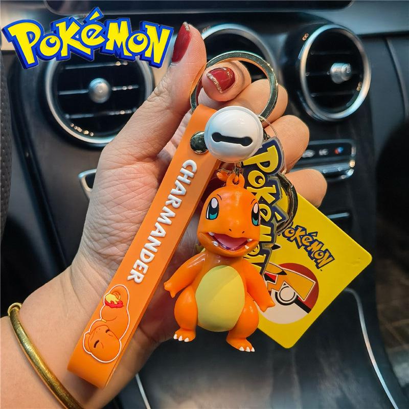 Authentic Pokémon Sleepy Style Blind Box: Pikachu, Psyduck, Charmander, Squirtle Ornaments.