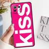 Letters Kiss Funda Phone Cover Case for Xiaomi Mi 12 11 11T 10T 12T Pro 12X 14 13 Lite