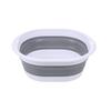 Foldable basin portable silicone foldable washbasin vegetable basin student dormitory plastic foot washbasin