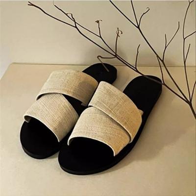Fashion 2024 Summer Modern Slippers Flat with Outside Ladies Shoes High Quality Solid Shallow Concise Women's Slippers