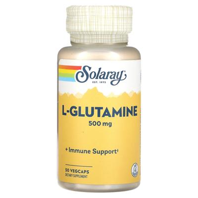 Solaray, L-Glutamin, 500 mg, 50 vegetarische Kapseln