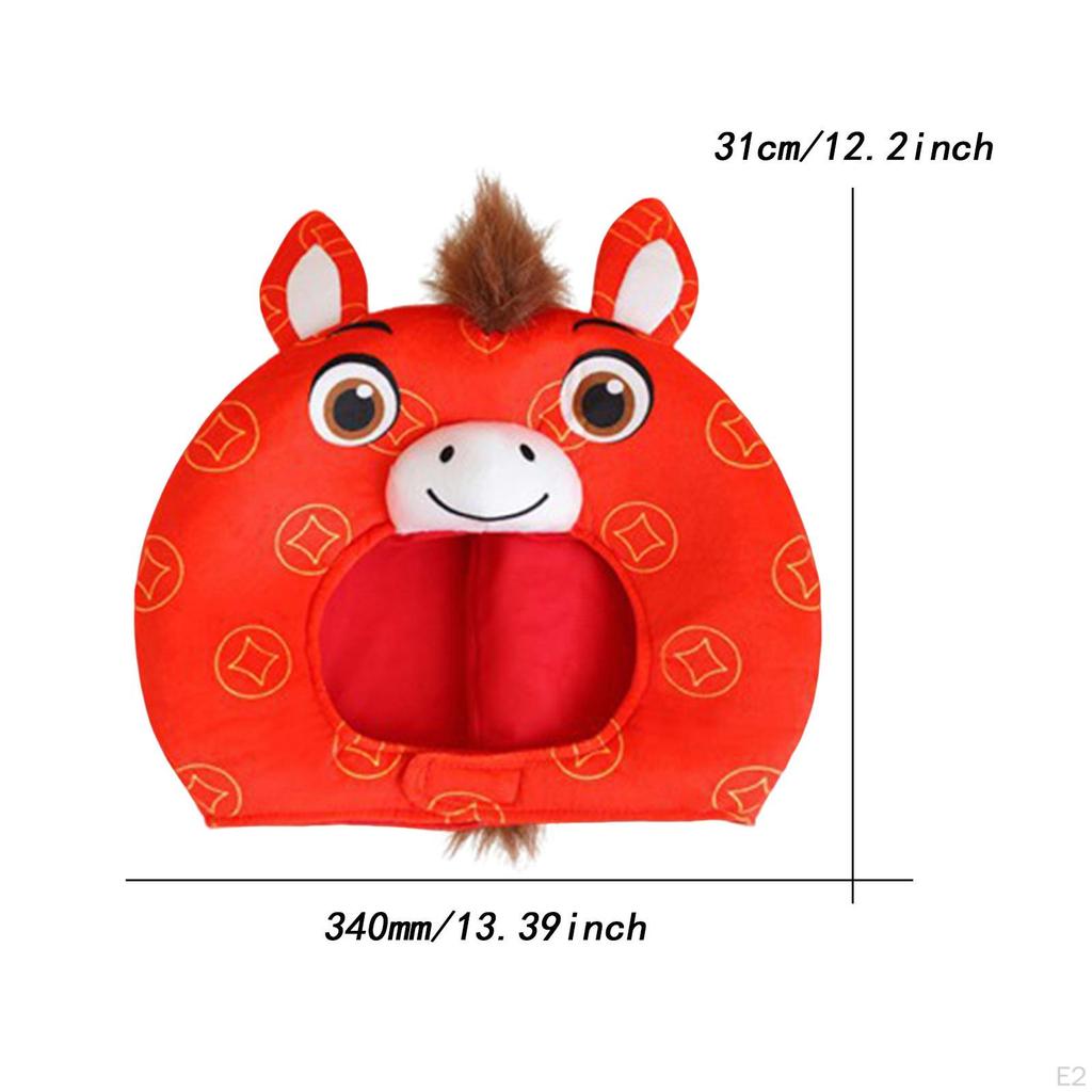 Pălărie Costum Cap de Cal Petrecere cu Animale pentru Petrecere Tematică de Ziua de Naștere Sărbătoare