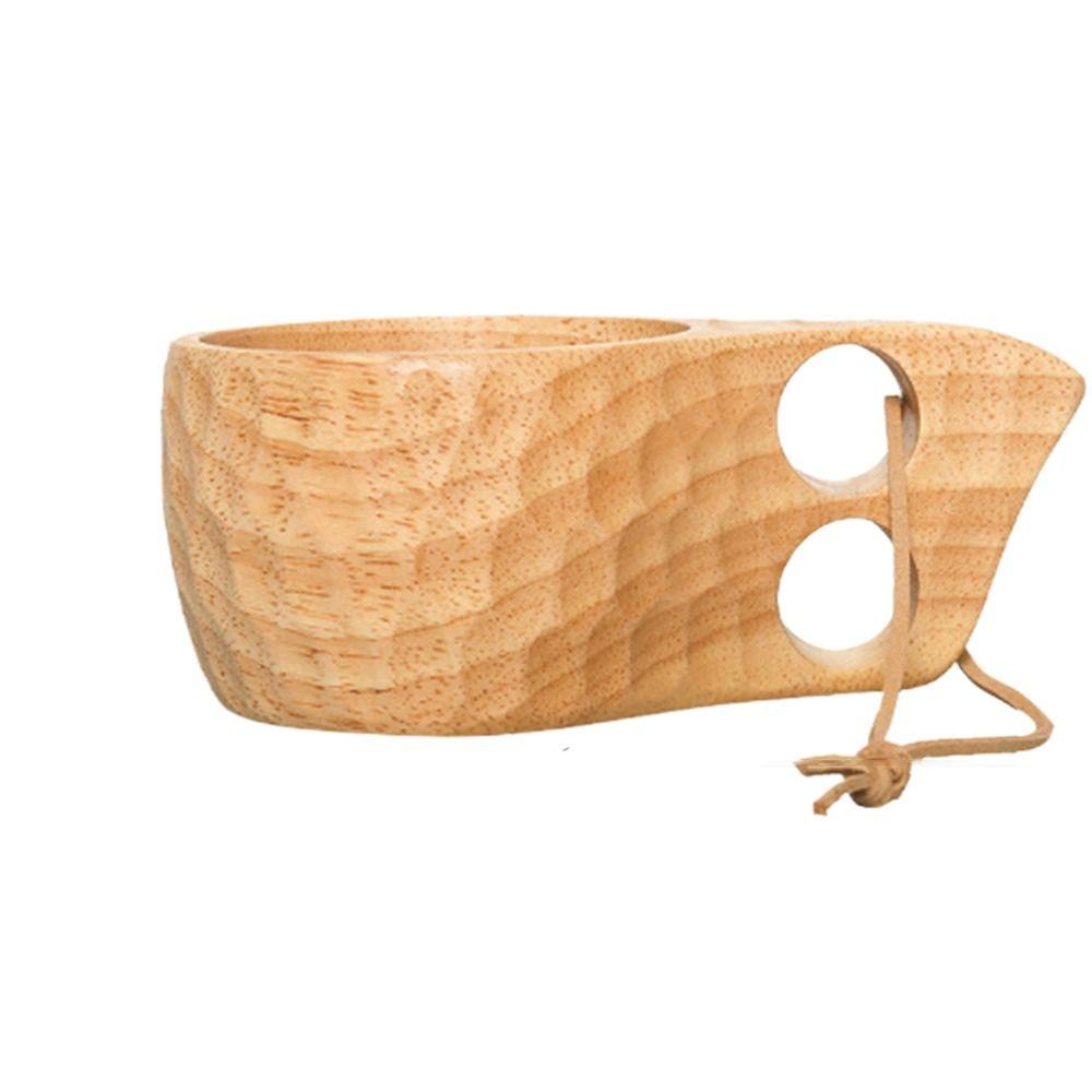 Camping Handy Cup Finnish Cup Rubber Wood Turtle Shell Acacia Wood Milk Cup Breakfast Cup Water Cup