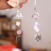 Phone Straps Transparent Keychain Star Wishing Bottle Mobile Phone Lanyard  Jewelry Accessories