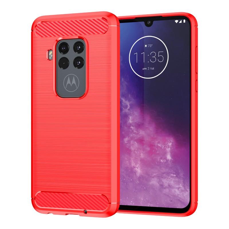 

Suitable Motorcycle Moto One Phone Case Pro/Zoom Brushed Drop Resistance TPU Moto One Pro-One Zoom красный