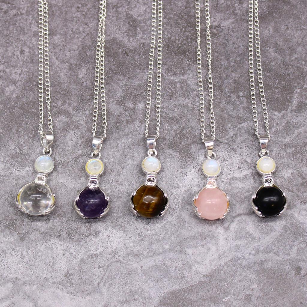 Tiger Eye Crystal Pendant Healing Hands