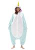 SAZAC Fleece Animal Kigurumi Narwhal