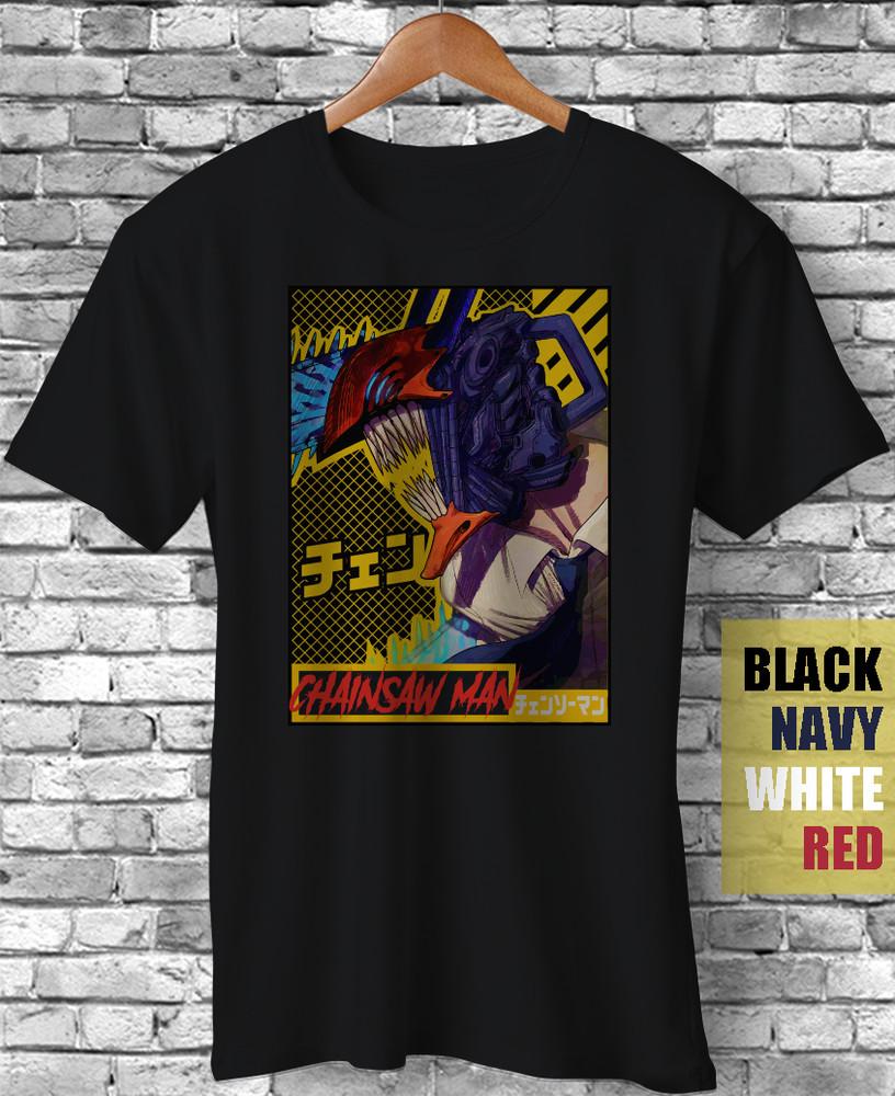 Denji Chainsaw Man Manga Anime Japanese Power Makima Funny Gift Unisex T-Shirt Unisex T-Shirt XXXXL