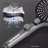 ABS Handheld Shower Head With Triple Sprays Function 130mm Coverage Area Water Filter Systems Bathroom Essential