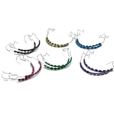 Decorazione Denti con Fili Metallici Staffa Metallica Elastici Ortodontici