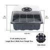 Transparent Tall Seedling Tray with Lid for Moisturizing and Heat-Preserving, Ideal for Succulent Cultivation and Seedlings