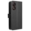 For ZTE Blade A34 Leather Case Wallet Phone Cover Diamond Texture