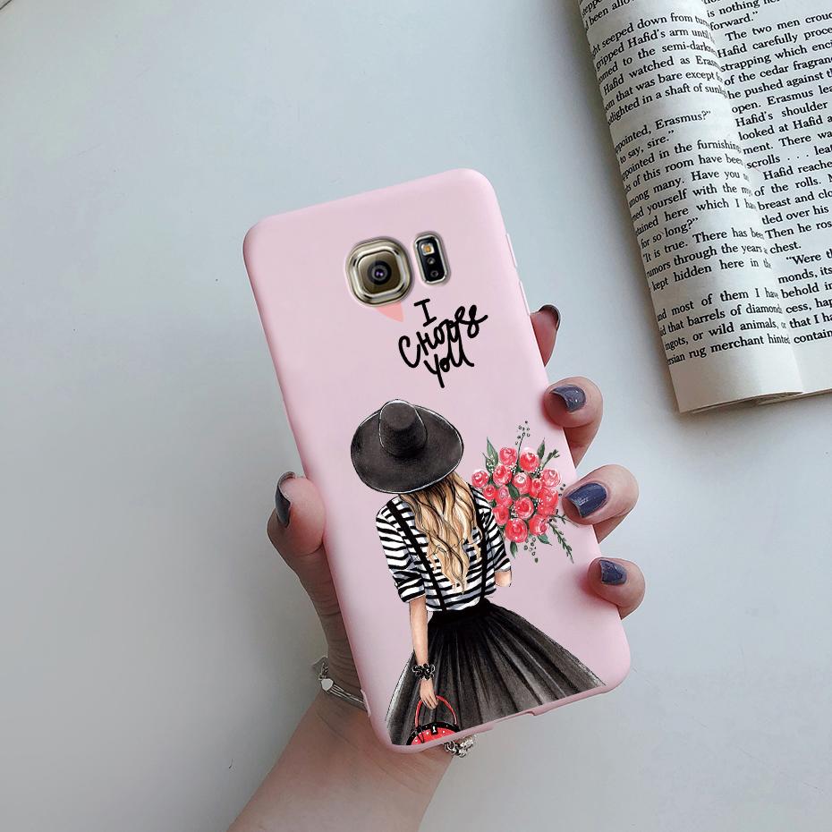 For Samsung Galaxy S7 egde case Cover for Samsung Galaxy S6 edge Case for Samsung S7 S6 G920F SM-G925F Cover Cute Silicon Fundas