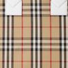 Burberry London Abnehmbare Reißverschluss-Aufbewahrungstasche Offenes Design Leder Leinwand Tragetasche Einkaufstasche Handtasche Klein Damen-Tote Beige Weiß 80723311
