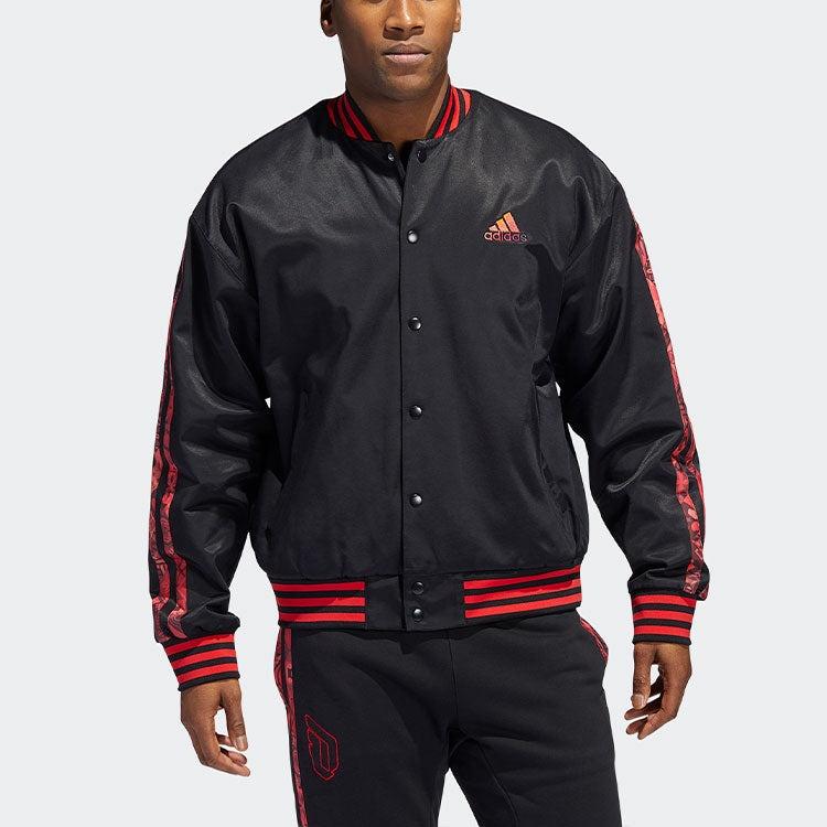 Adidas Lillard Basketball Sports Bomber Jacket Men Jacket Black HD7937