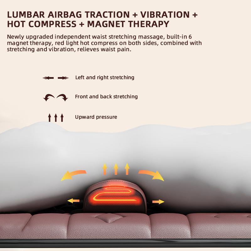 Electric Massage Mattress Vibration Heating Infrared Massage Mat Magnet therapy Massage Cushion For Neck Back Foot Pain Relief Relaxation