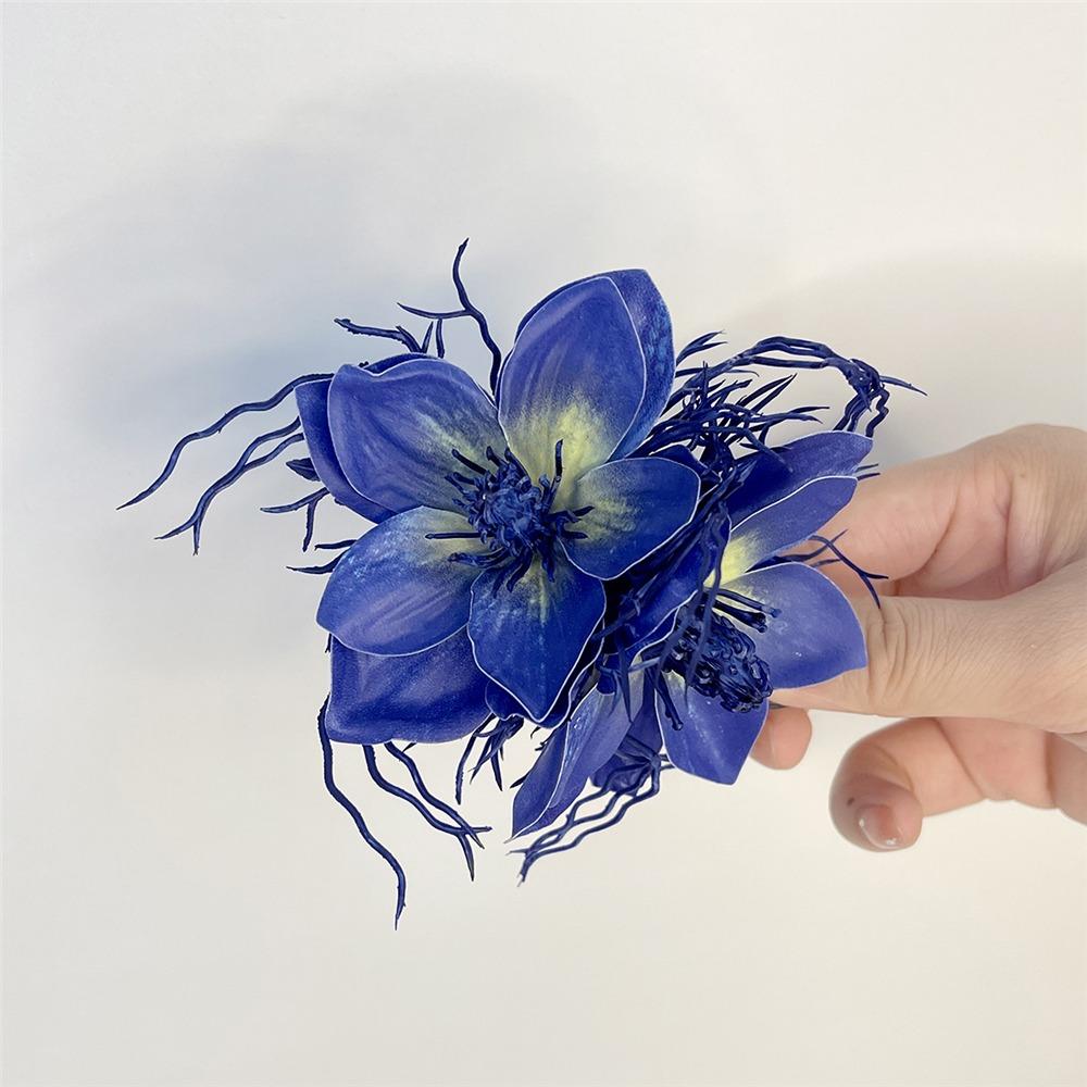 Artificial Flowers Hair Clips Fairy Barrette Hairpiece Hair Decoration Photo Props  for Women Girls