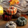 Decorazione Zucca in Tessuto per Halloween per Scena del Raccolto Autunnale in Stile Rustico