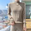 Pit Strip Twisted Flower Sweater for Women In Autumn and Winter New Skin-friendly and Versatile Cashmere Knitted Sweater Warm Base Shirt