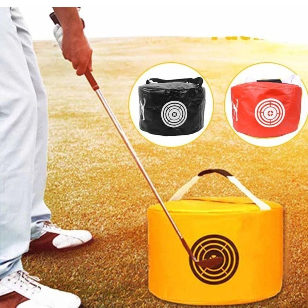 Multifunctional Golf Impact Power Smash Bag Improve Accuracy Golf Swing Trainer  Beginner Assistant
