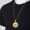 Ancient Egypt Eye Of Horus Pendant Necklace Gold Stainless Steel Jewelry For Women Men