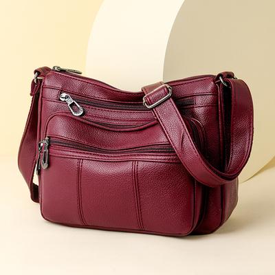 2023 Mode Eenvoudige Dames Crossbody Tassen Hoge Kwaliteit Zacht PU Leer Schoudertassen voor Dames Luxe Design Messenger Tassen