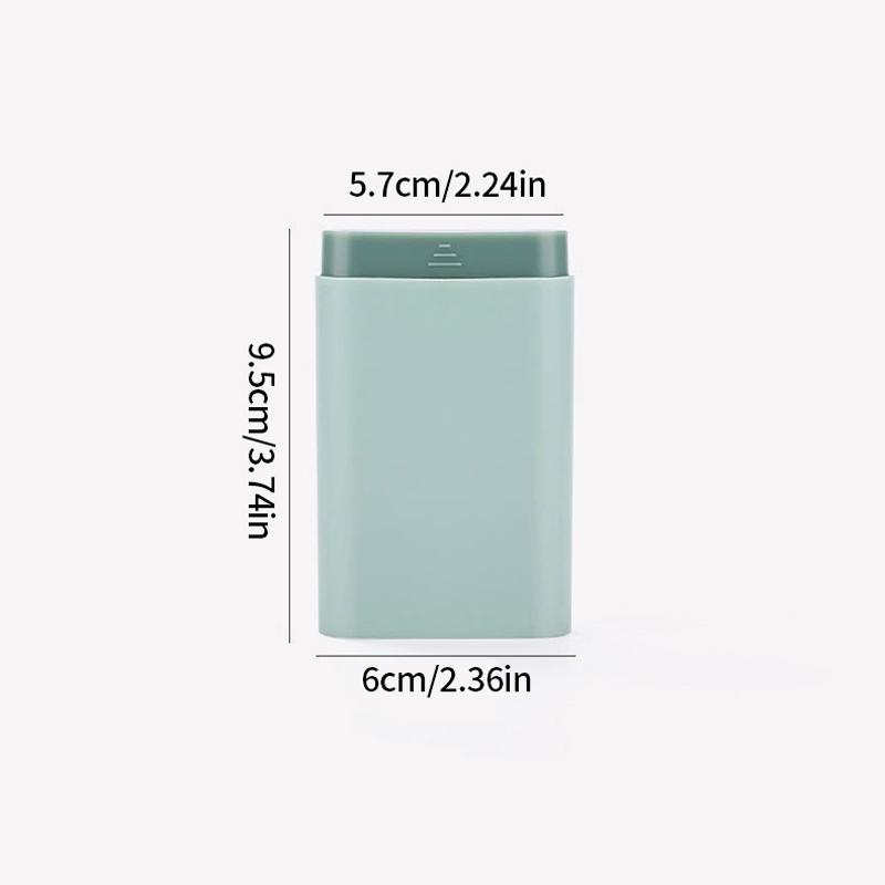 

1PC 6 Grids Rectangle Medicine Box Pill Box Vitamins Container Travel Pills Case Storage Capsules Tablets Fish Oils Plastic Box