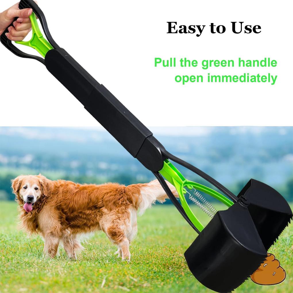 Dog Poop Scooper for Cleaning Medium and Large Pet Waste or Garden Waste, No Need to Bend Pet Cleaning Tools