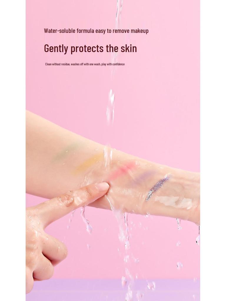 Princess Makeup Box: Washable Children's Cosmetic Set with Lipstick & Nail Polish - Perfect Birthday Gift for Girls