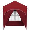 Pop Up Party Tent 192 X 192 X 245 Cm Burgundy Red