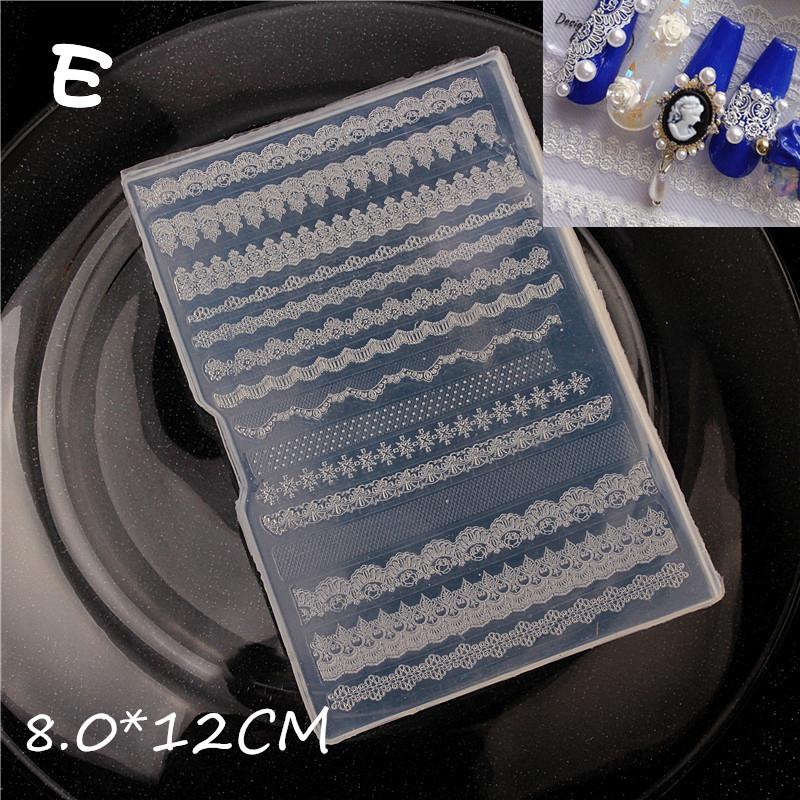 

Силиконовые аксессуары для ногтей Форма для резьбы Узор дракона Феникс Бабочка Форма для штамповки Пластина для ногтей Трафареты Инструменты для маникюра своими руками